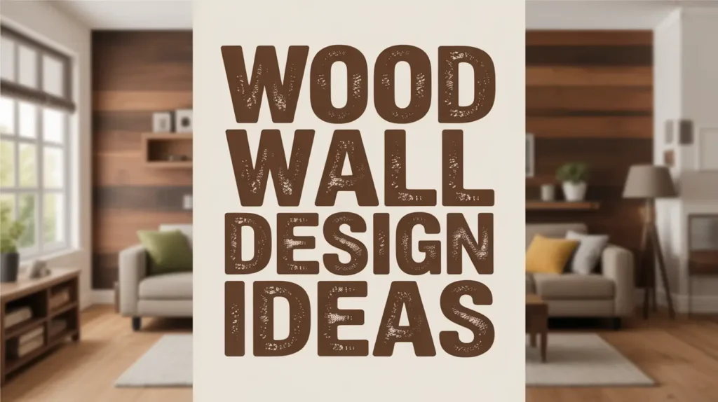 Wood Wall Design Ideas